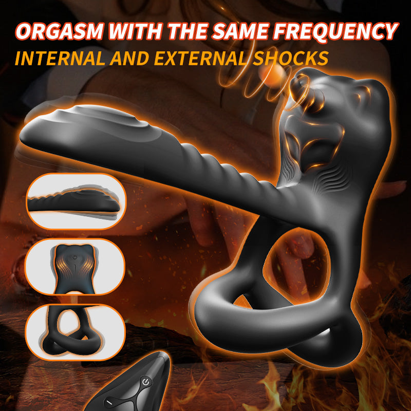Sexeeg Bull Demon King Anal Toy Vibrator Male Prostate Massager Delay Ejaculation
