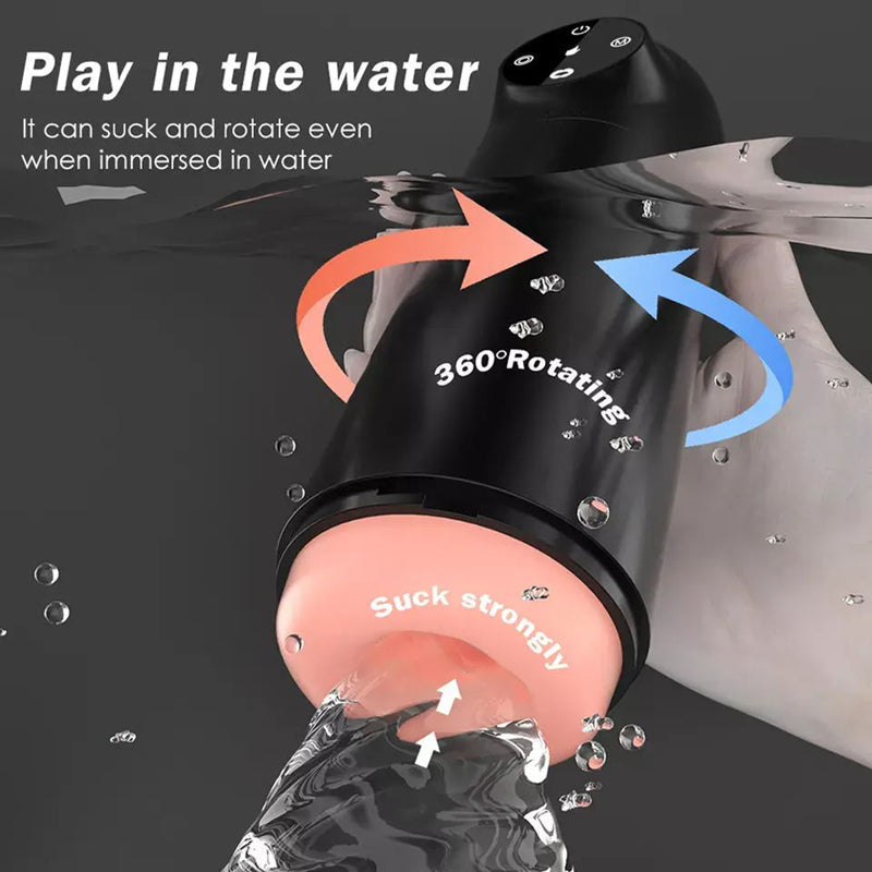 Sexeeg Men's Special Water Bath Sucking Masturbation Cup