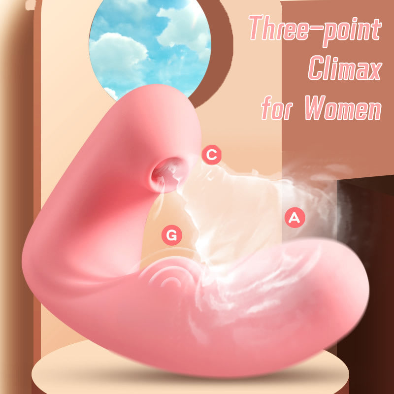 Sexeeg 10-Speed Vibrating Suction Thumping Female Masturbator