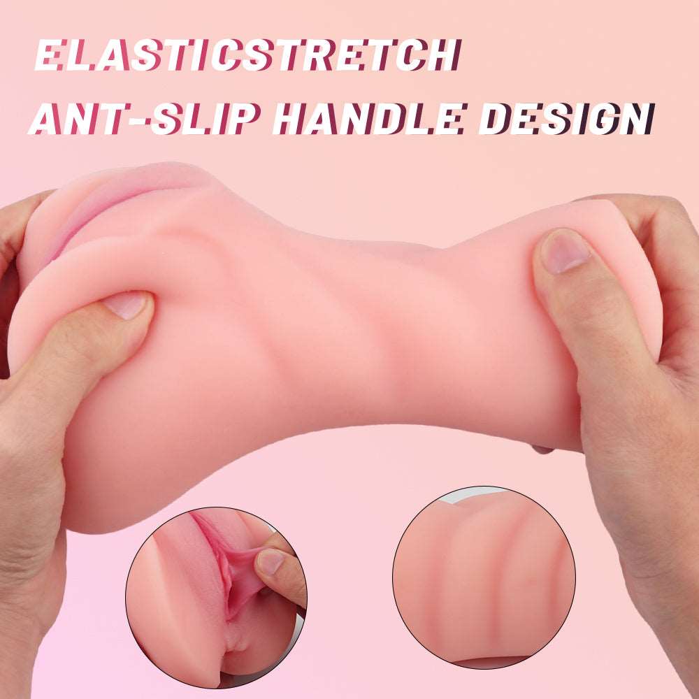 Sexeeg 2 In 1 Realistic Vagina Mens Stroker With Lips Vagina And Tight Anus Sex