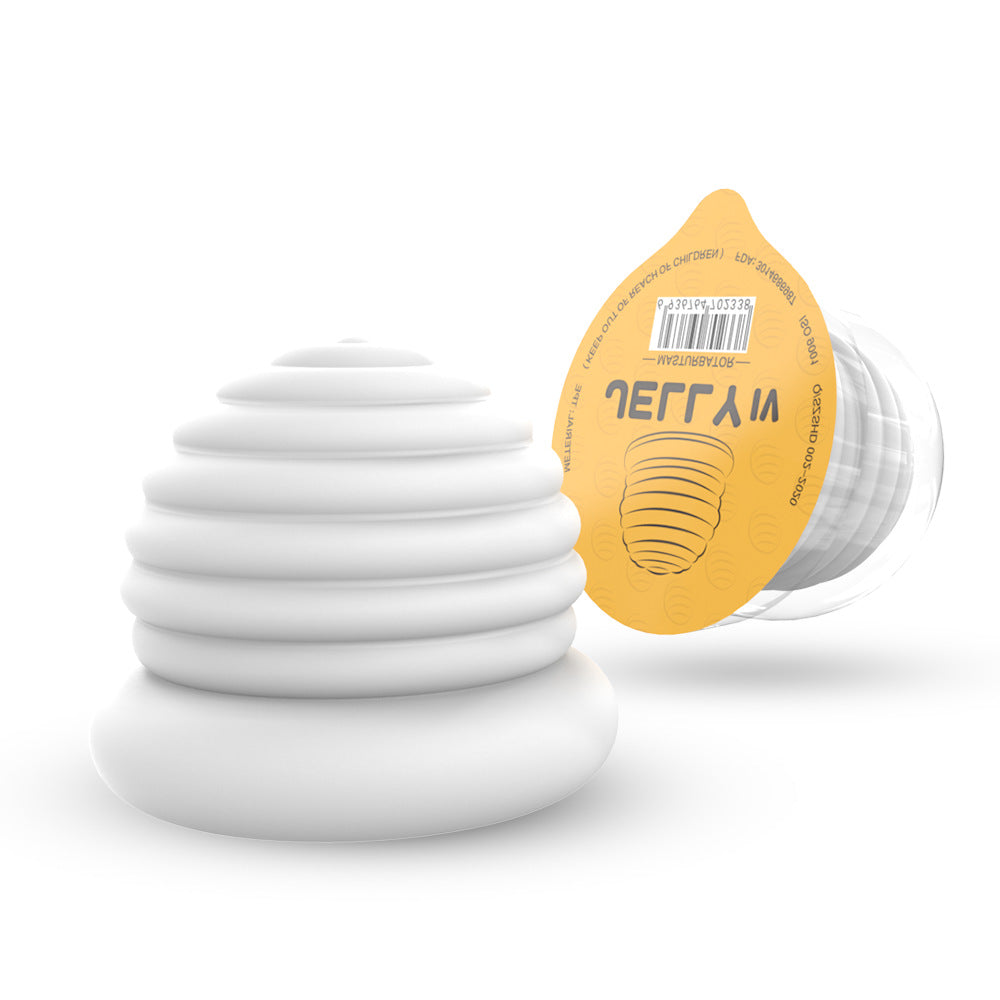 Sexeeg Jelly Soft Male Masturbator Cup For Man Glans Stimulation