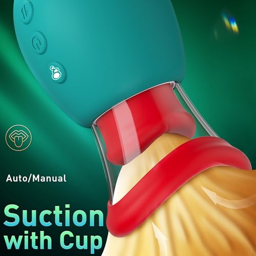 sexeeg 4 IN 1 Rose Sex Toy Adult Toys Licking Vibrater with 10 Mouth Kissing Vibrations