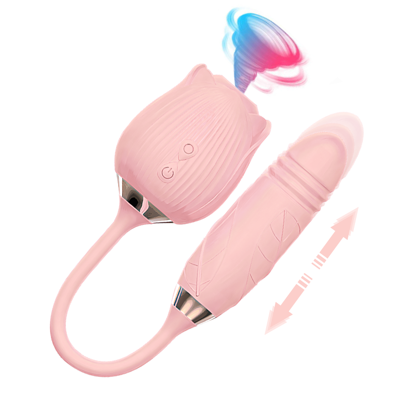 Sexeeg New 2 In 1 Rose Flower Toy Pro 2