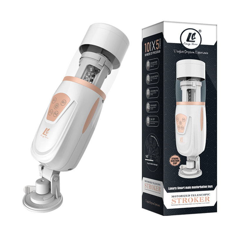 Sexeeg 5-Speed Suction and Clamping Male Masturbator