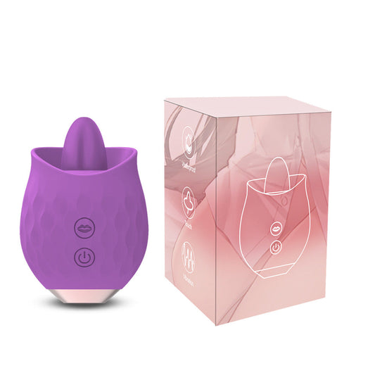 SexeegRose Toy Vibrator For Wome Clitoral Tongue Licking Vibrator