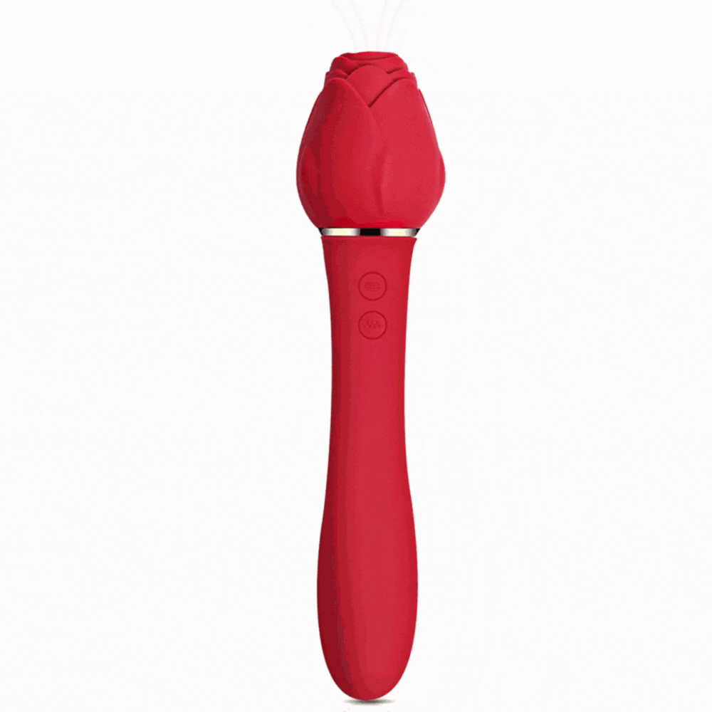 Sexeeg Rose Sucking G Spot Vibrator Clit Sucker Nipple Dildo Rabbit