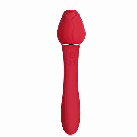 Sexeeg Rose Sucking G Spot Vibrator Clit Sucker Nipple Dildo Rabbit
