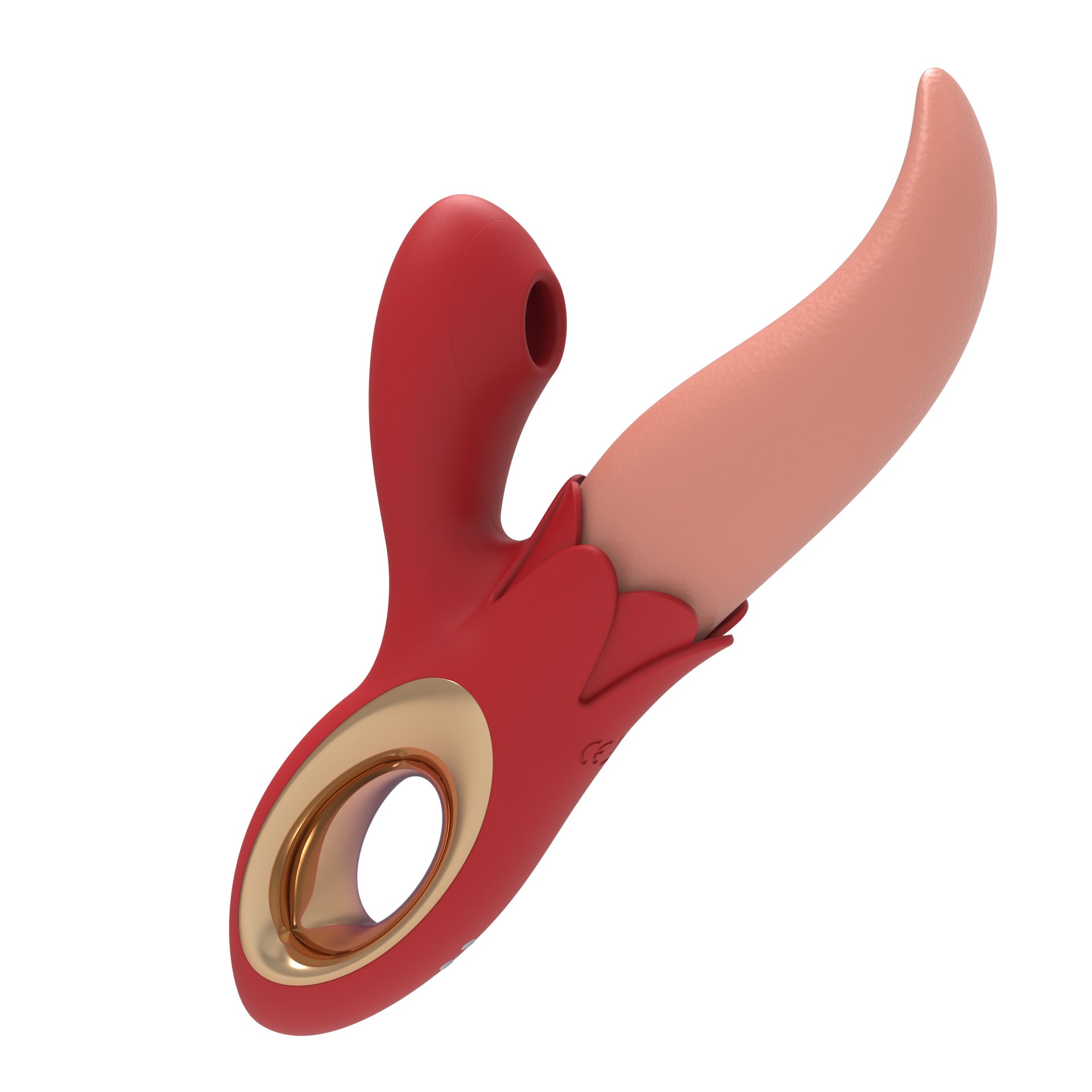Sexeeg Multiple Frequency Conversion Sucking / Tapping Rose Tongue-licking Vibrator