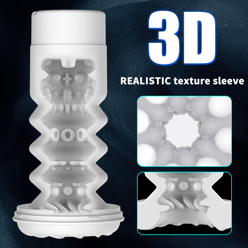 Sexeeg Mecha Warrior Fully Automatic Aircraft Cup Male Telescopic Sucking And Pronouncing Masturbation Device