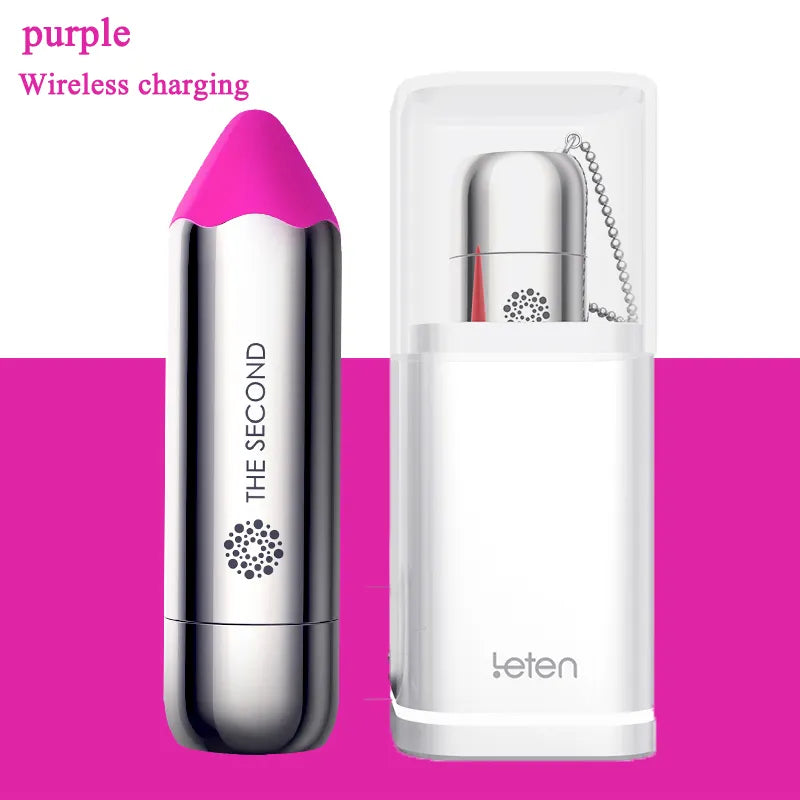 Sexeeg Little Silver Bullet Lipstick Vibrator