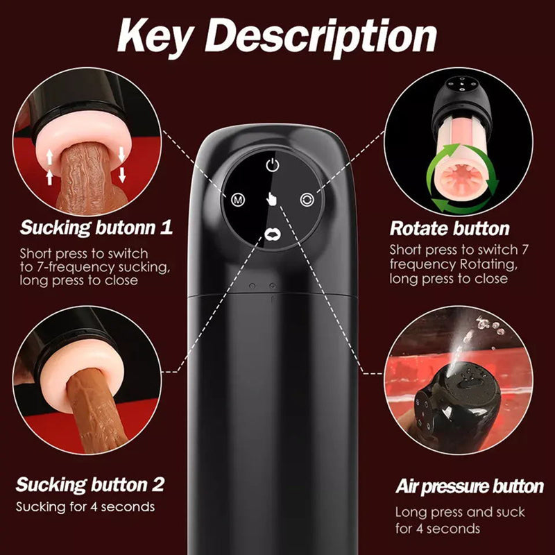 Sexeeg Men's Special Water Bath Sucking Masturbation Cup