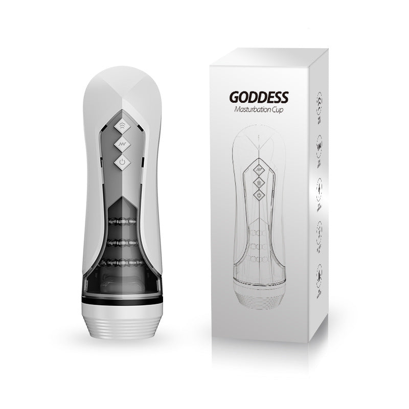 Sexeeg 7-Frequency Peristaltic Expansion Male Aircraft Cup