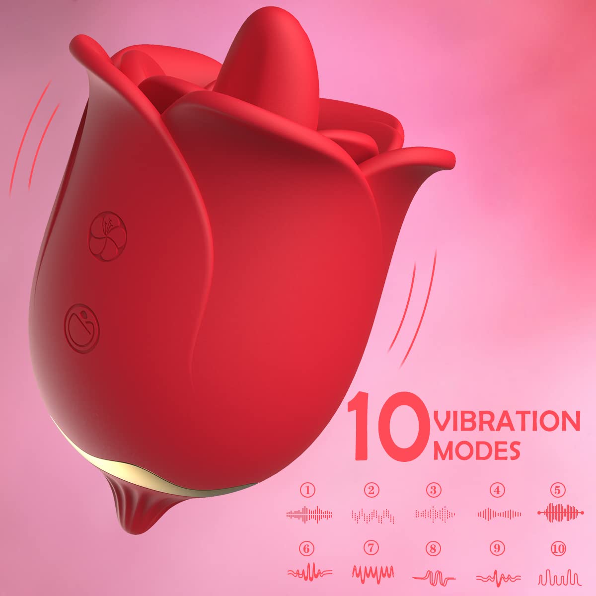 SexeegRose Toys Nipples Clitorals Stimulator With Tongue For Women