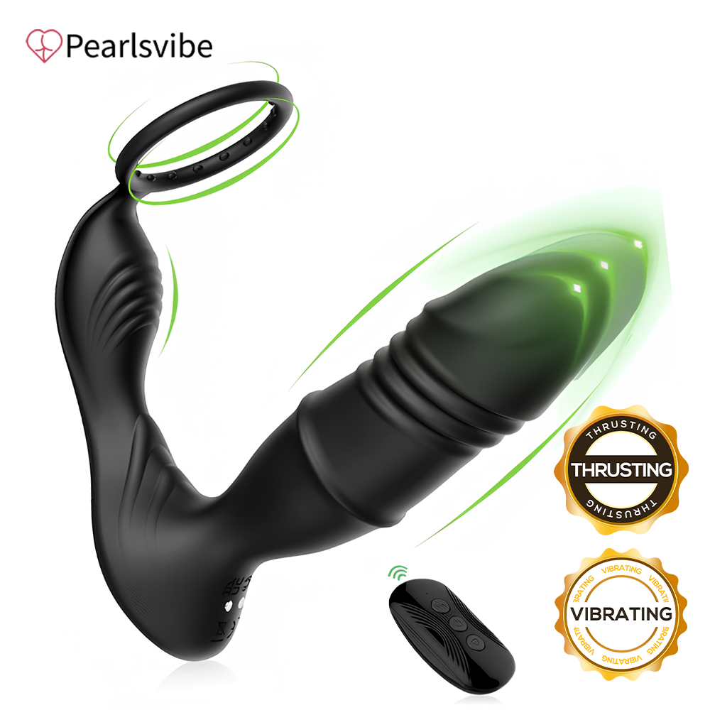 Sexeeg Mason APP/Controller & 9-Telescopic /Vibration & Cock Rings Prostate Massager