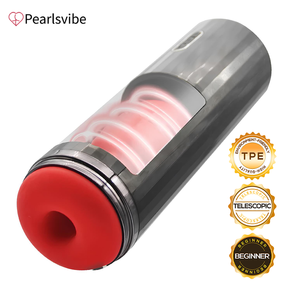 Sexeeg Fully Automatic 7 Telescopic Vibration Intelligent Male Masturbator Cup