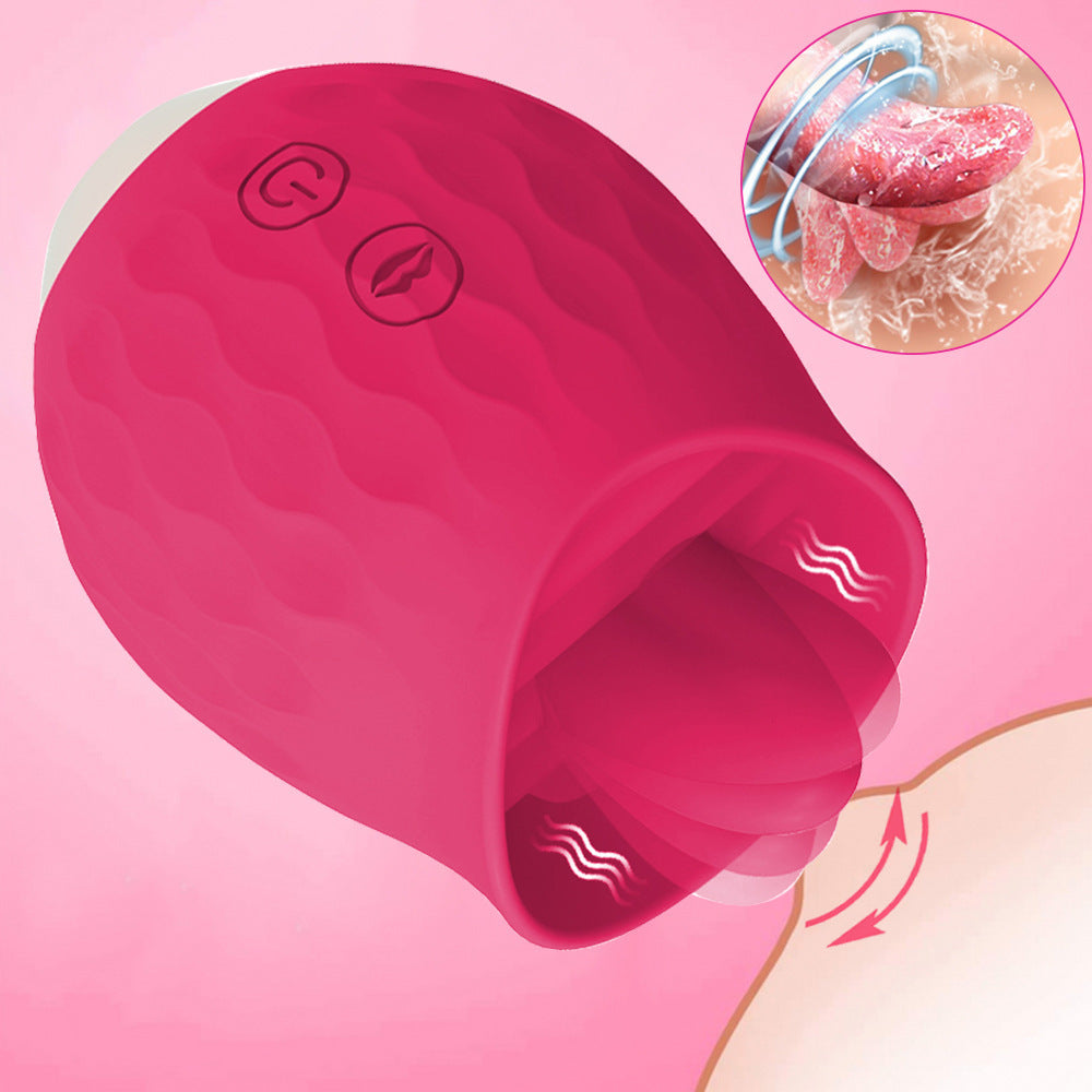 SexeegRose Toy Vibrator For Wome Clitoral Tongue Licking Vibrator