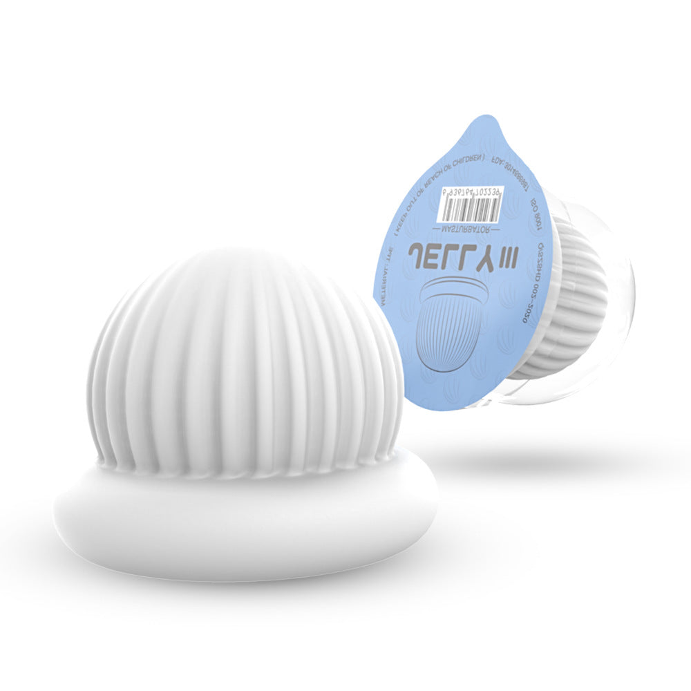 Sexeeg Jelly Soft Male Masturbator Cup For Man Glans Stimulation