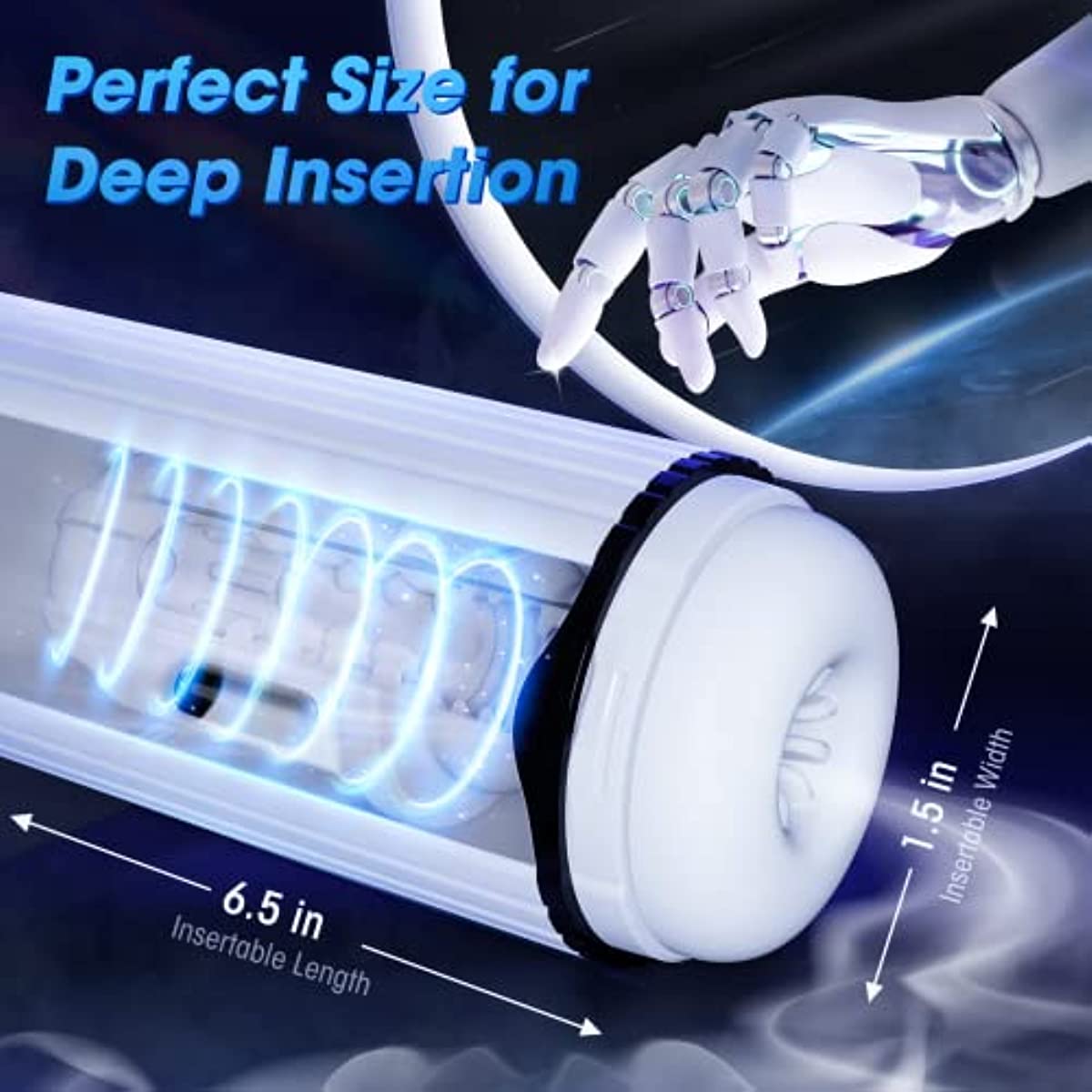 Sexeeg Fantasy Aircraft Cup Men's Fully Automatic Telescopic Warming Pronunciation Electric Masturator