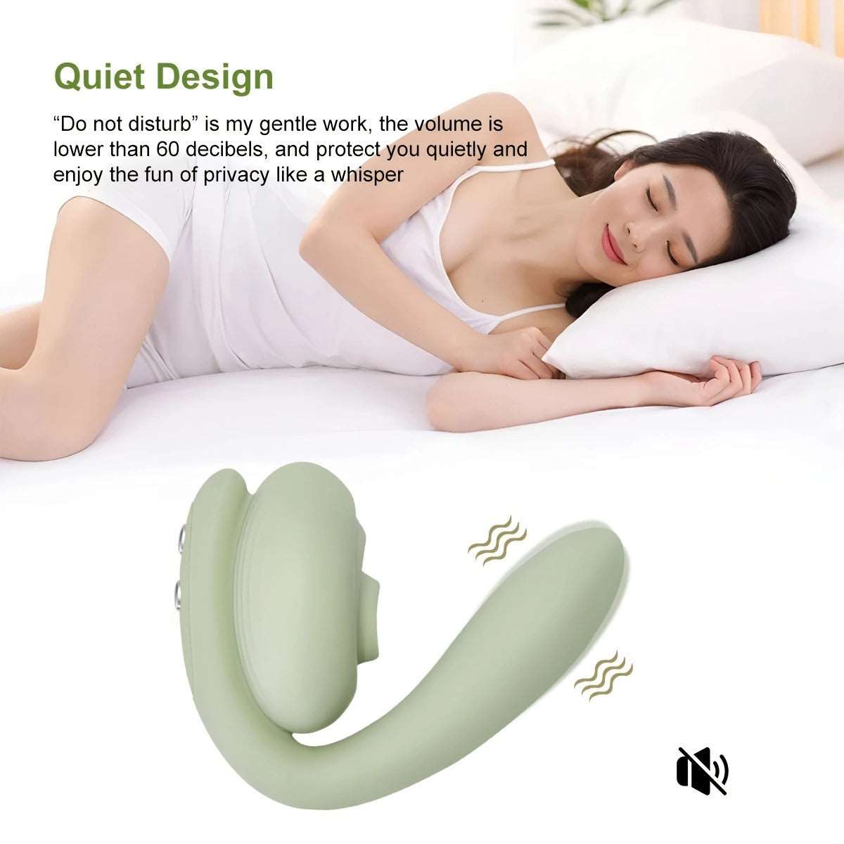 Sexeeg 2-in-1 Clit Sucking Vibrator for Double Pleasure