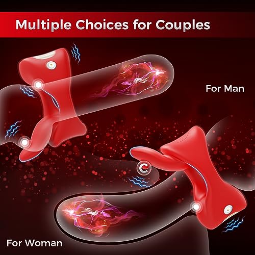 Sexeeg Penis Ring Tongue Design with 9 Vibration Modes