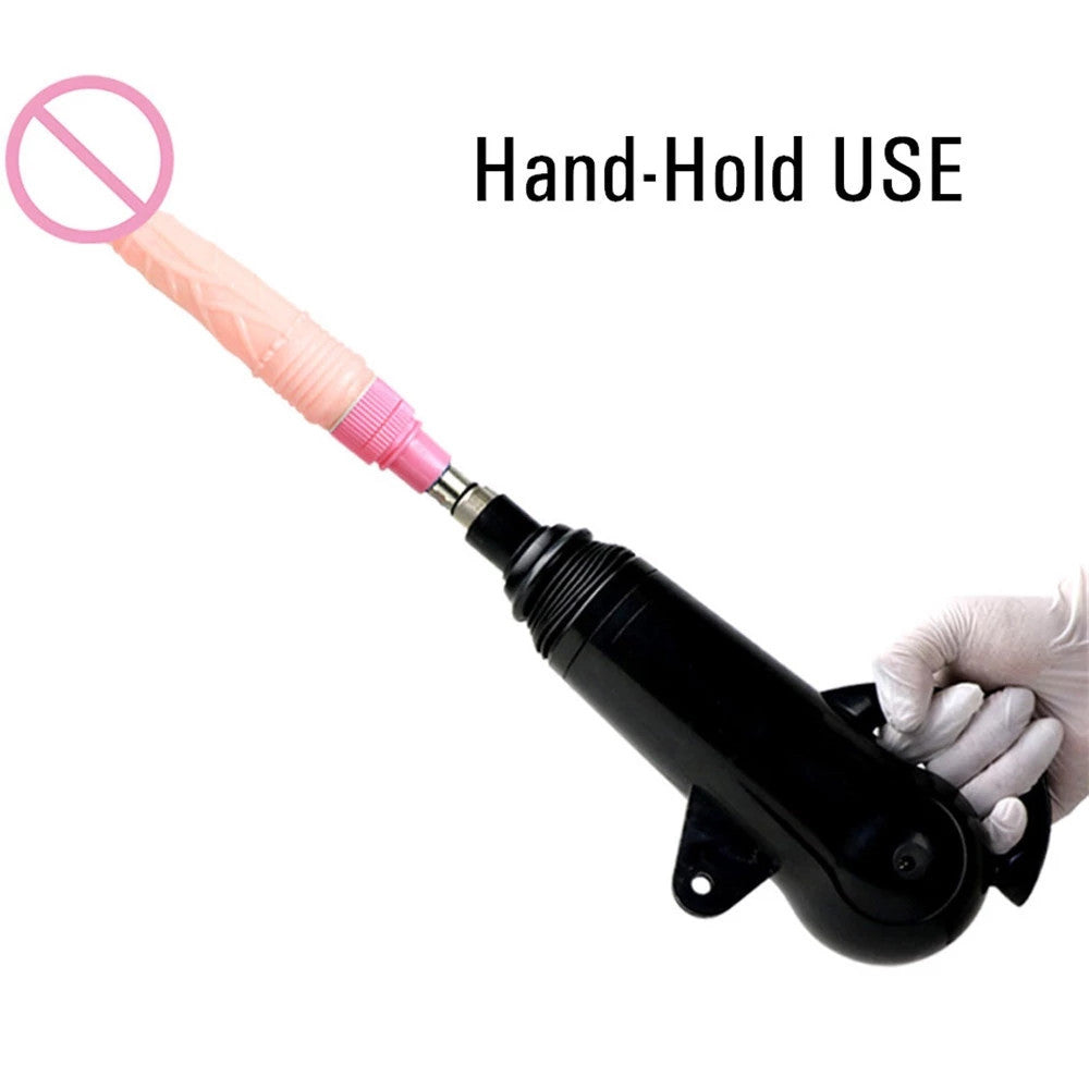 Sexeeg Automatic Sex Machine With Dildo Strong Motor Masturbator Black Love Machines