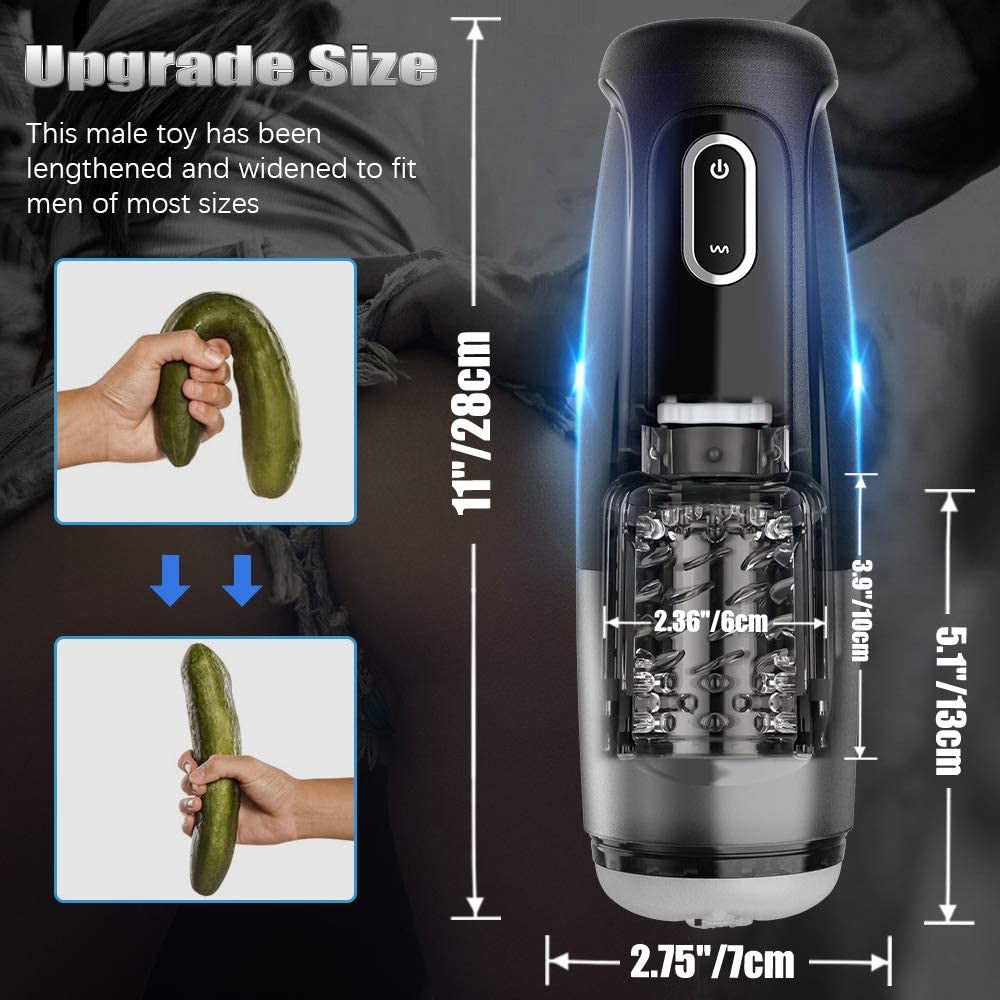 Sexeeg Hand-free Automatic Rotate Male Masturbation Cup
