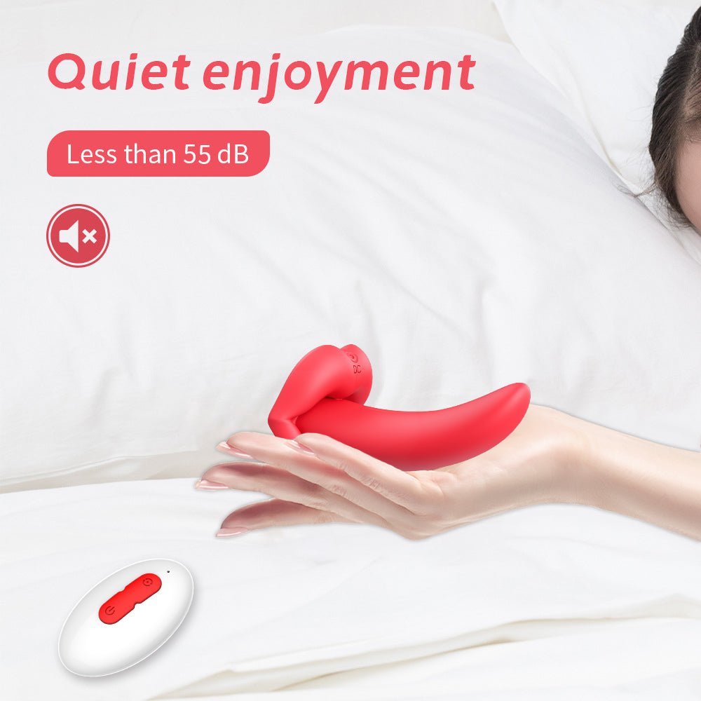 Sexeeg Honey Tongue 5th Generation Wireless Remote Control Vibrator Simulated Lips and Tongue 10 Frequency Vibration Wearable Vibrator