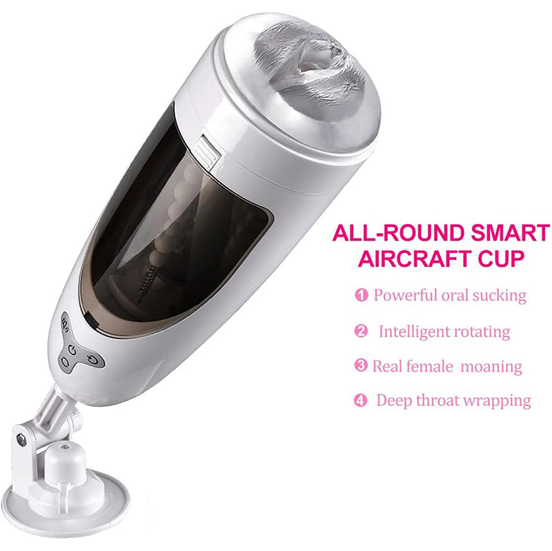Sexeeg 5-Frequency Suction 10-Frequency Rotation Male Masturbator