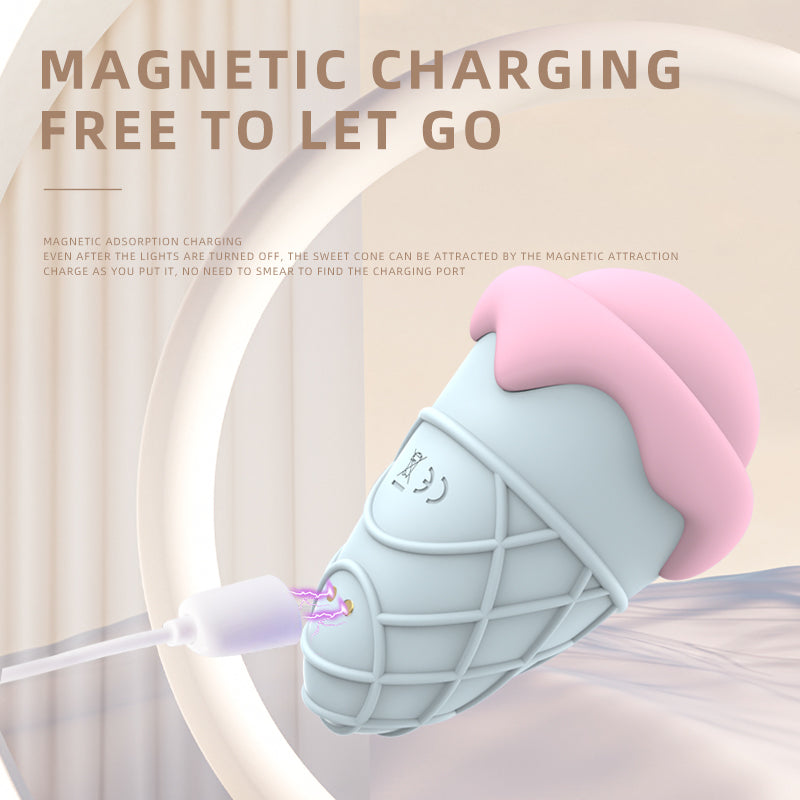 Sexeeg Cone 10-Frequency Sucking Erotic Vibrator For Women