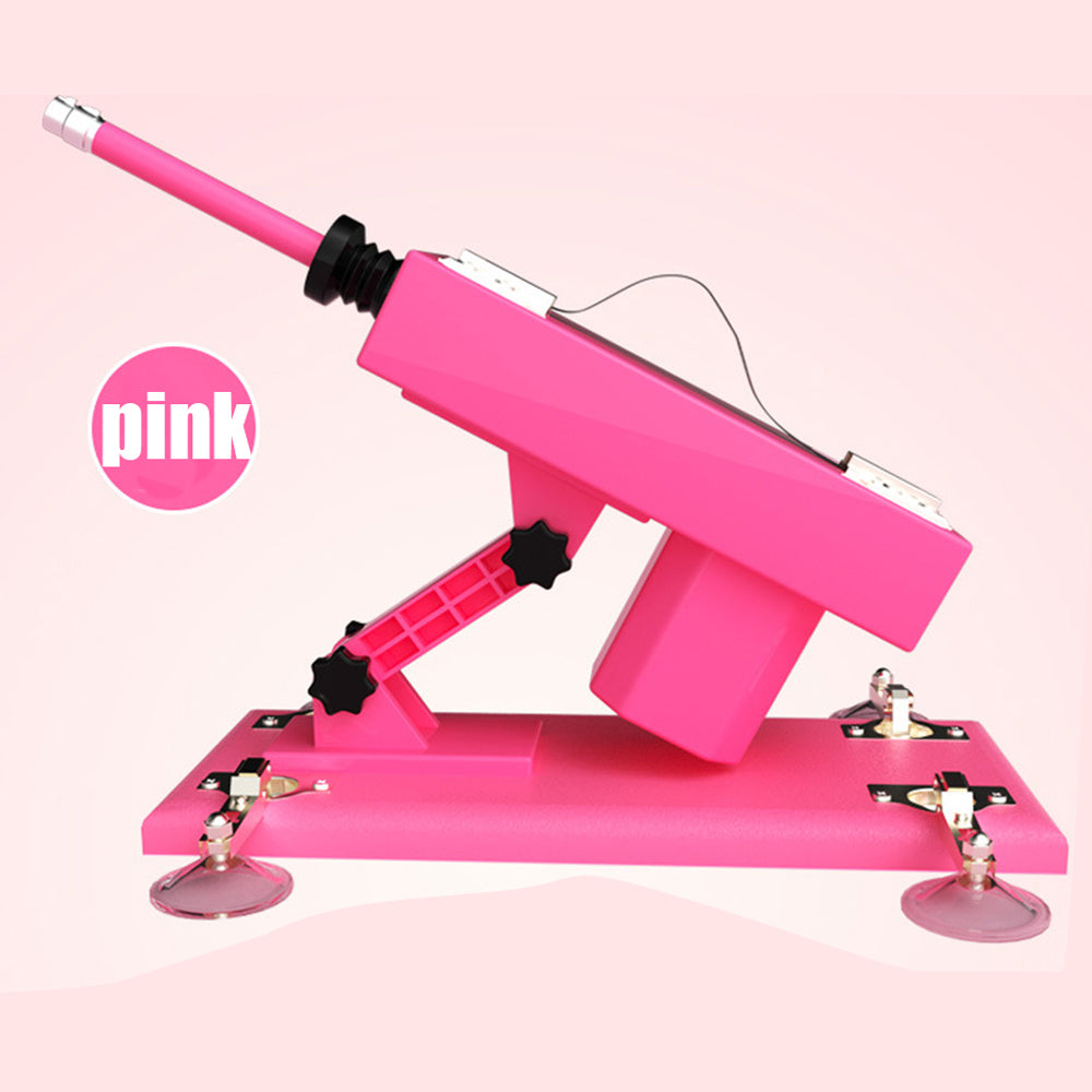 Sexeeg Pumping Gun - Full-automatic Simulated Penis Masturbation Telescopic Dildos Machine