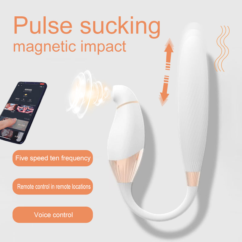 Sexeeg 12-Frequency Sucking Telescopic Female Masturbator