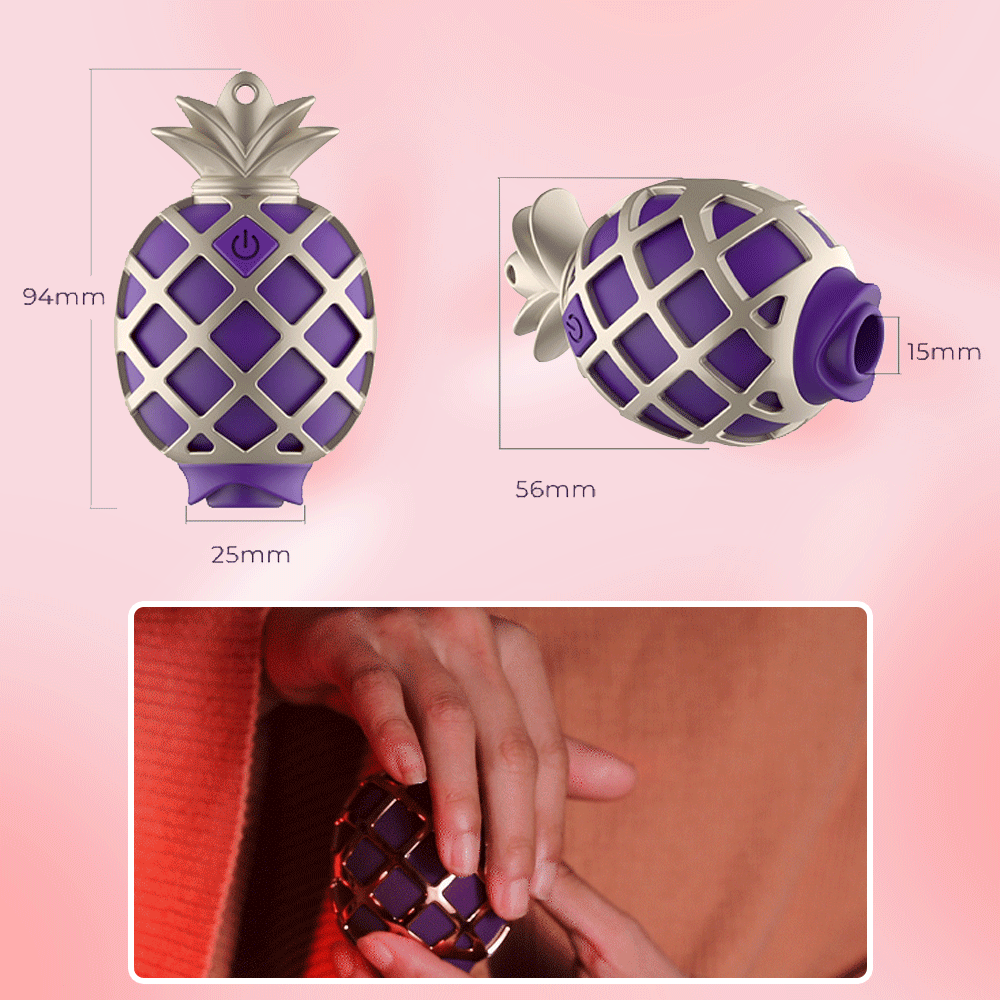 Sexeeg Pineapple Sucking Egg Skipping Licking Clitoris Sexy Toy