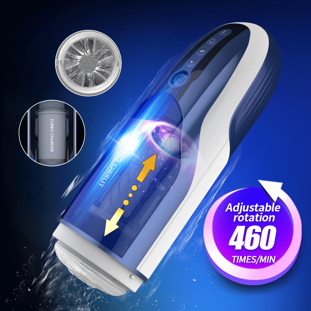 Sexeeg Thrusting Rotation Masturbation Cup Penis Trainer With Voice Function