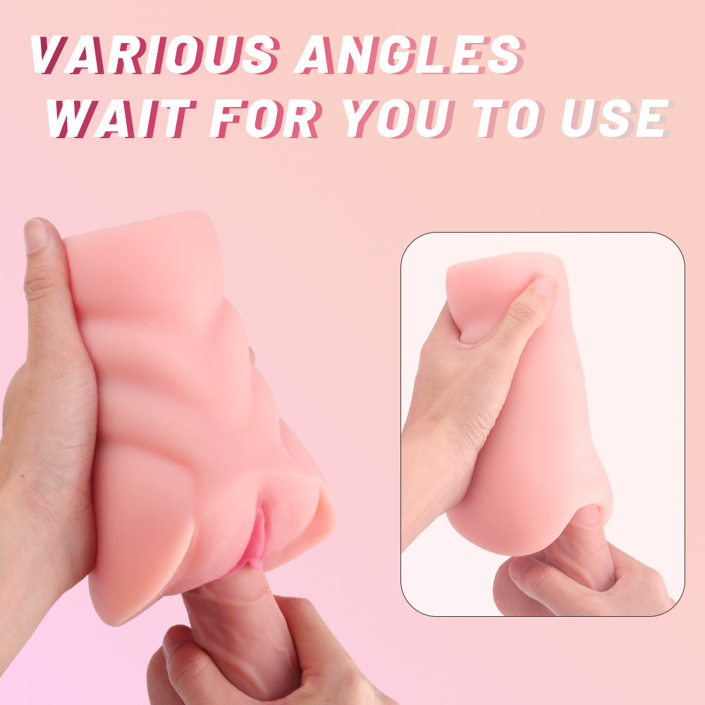 Sexeeg 2 In 1 Realistic Vagina Mens Stroker With Lips Vagina And Tight Anus Sex
