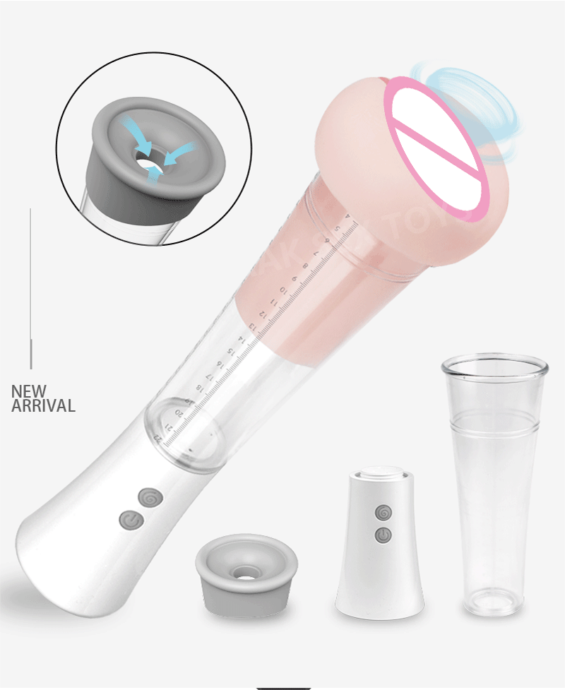 Sexeeg Male Masturbation Cup Penis Extender Vacuum Pump
