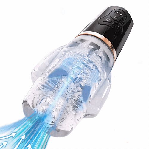 Sexeeg  Veronica 4.0 Sucking & Vibrating Transparent Male Masturbation Cup