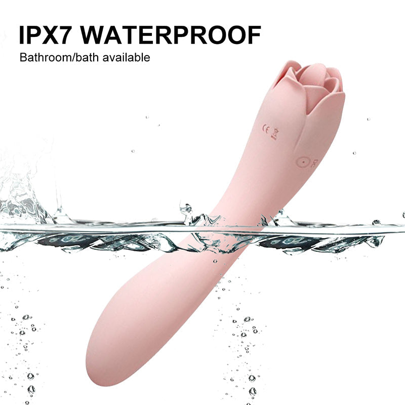 Sexeeg Rose Tongue Licking Vibrator