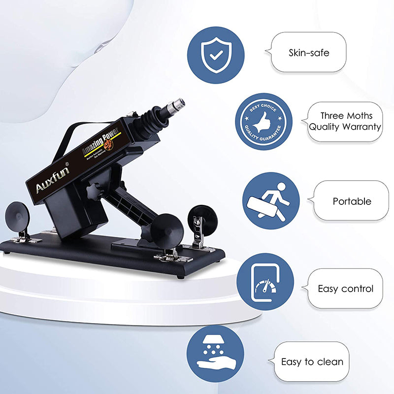 Sexeeg Automatic Sex Machine Sex Toys,Thrusting Machines for Men Women,Love Machine Device Gun with 6 Attachments