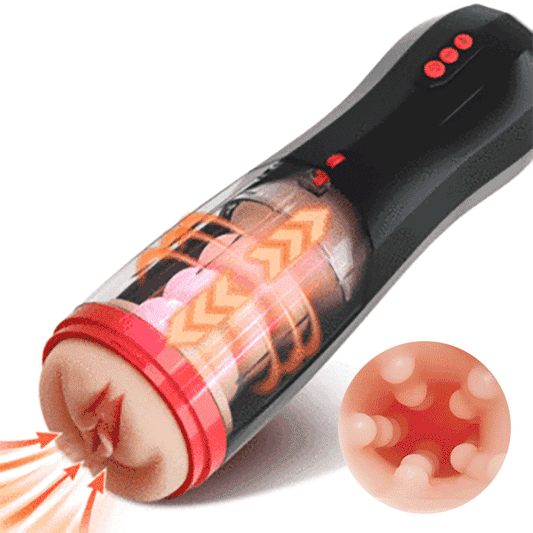 Sexeeg Climber Lifelike Automatic Sucking Male Masturbation Cup