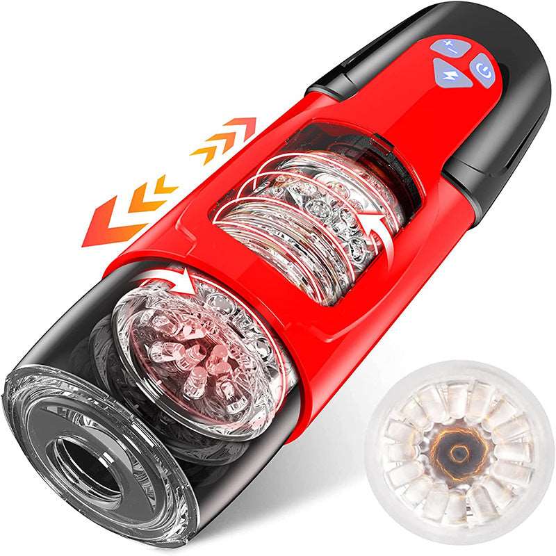 Sexeeg Airplane Cup Masturbator 7 Thrusting Modes 7 Rotation