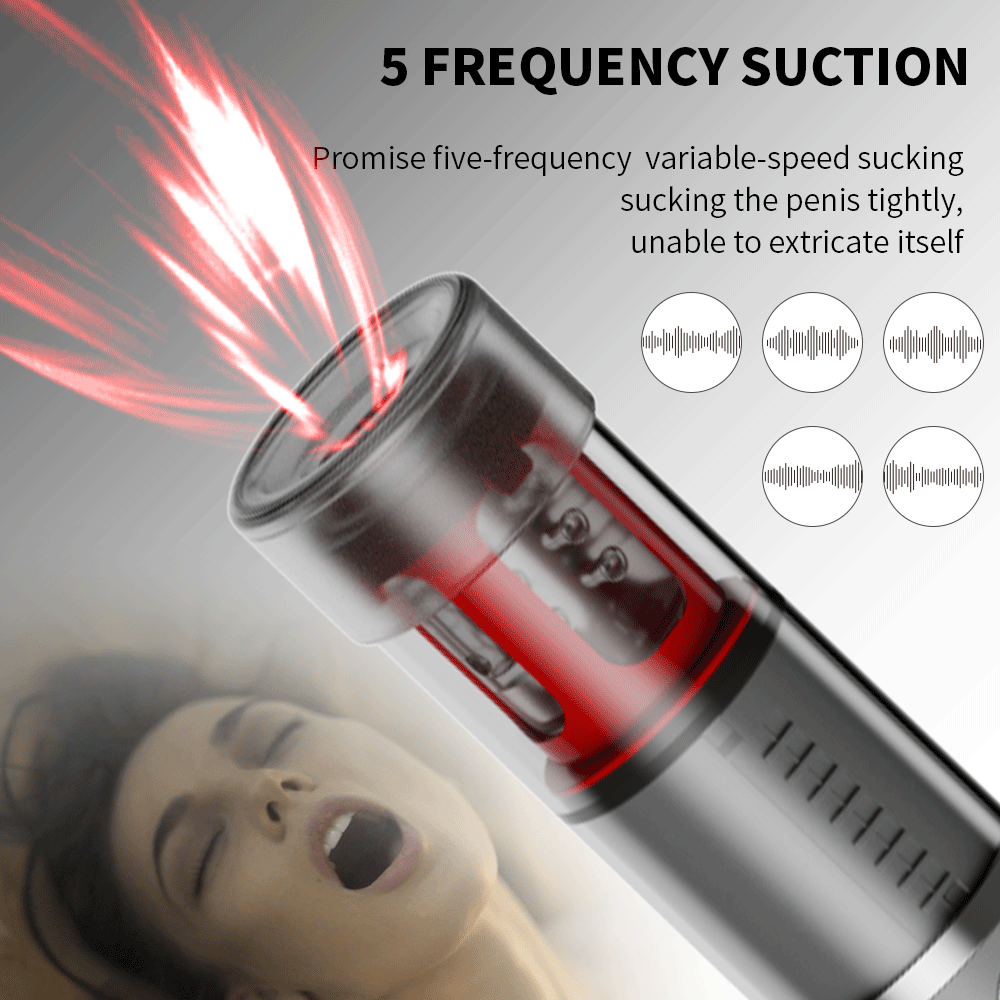 Sexeeg Male Automatic Telescopic Rotation Masturbation Cup