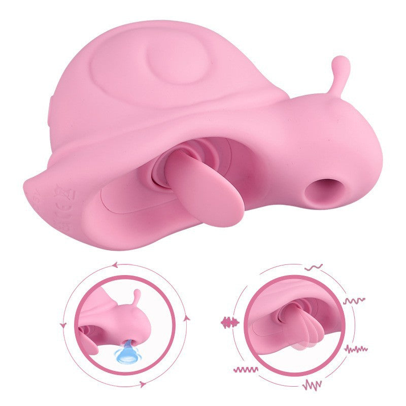 Sexeeg Snail Sucking Egg Skipping Female Masturbator Tongue Licking Vibration Three In One