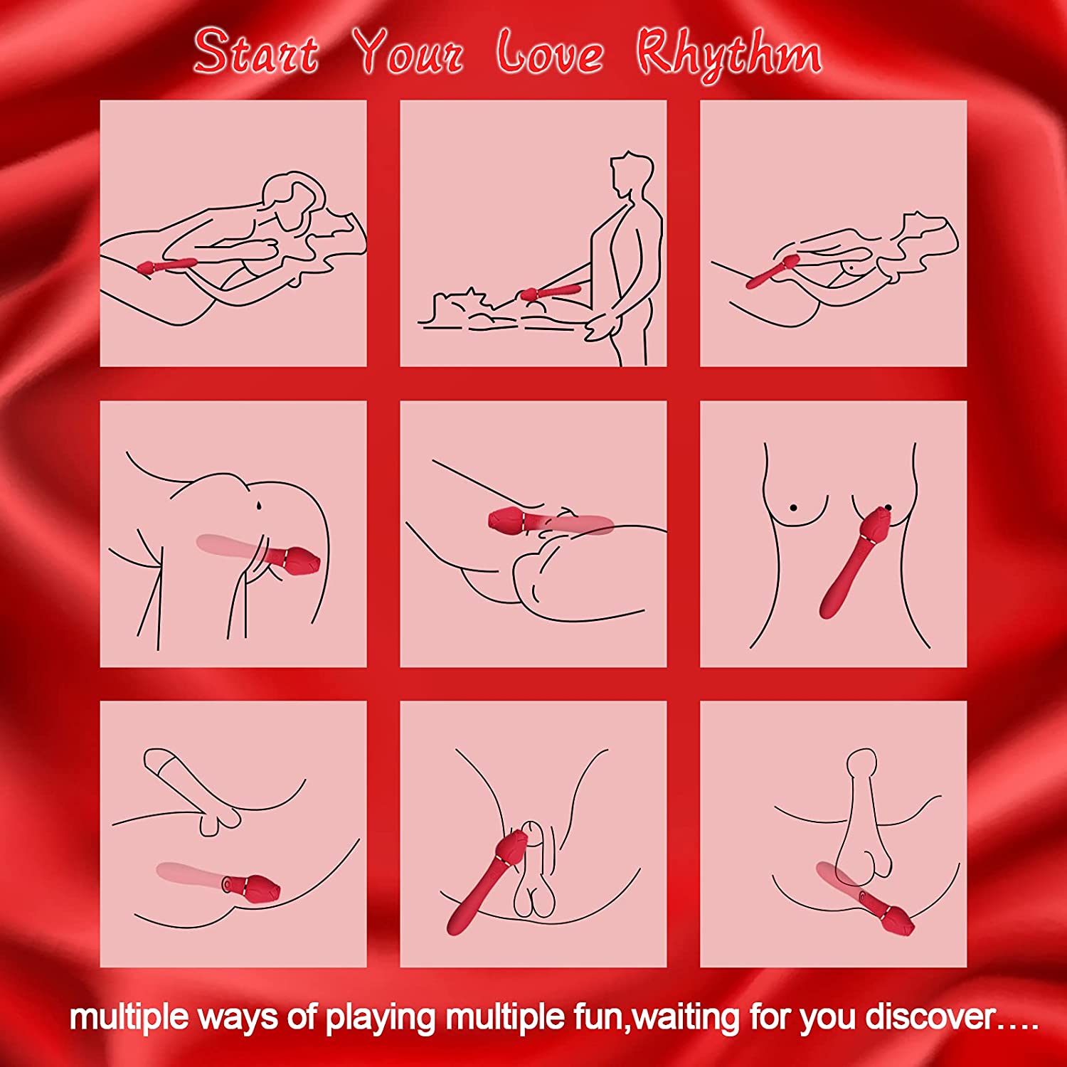 Sexeeg Rose Sucking G Spot Vibrator Clit Sucker Nipple Dildo Rabbit