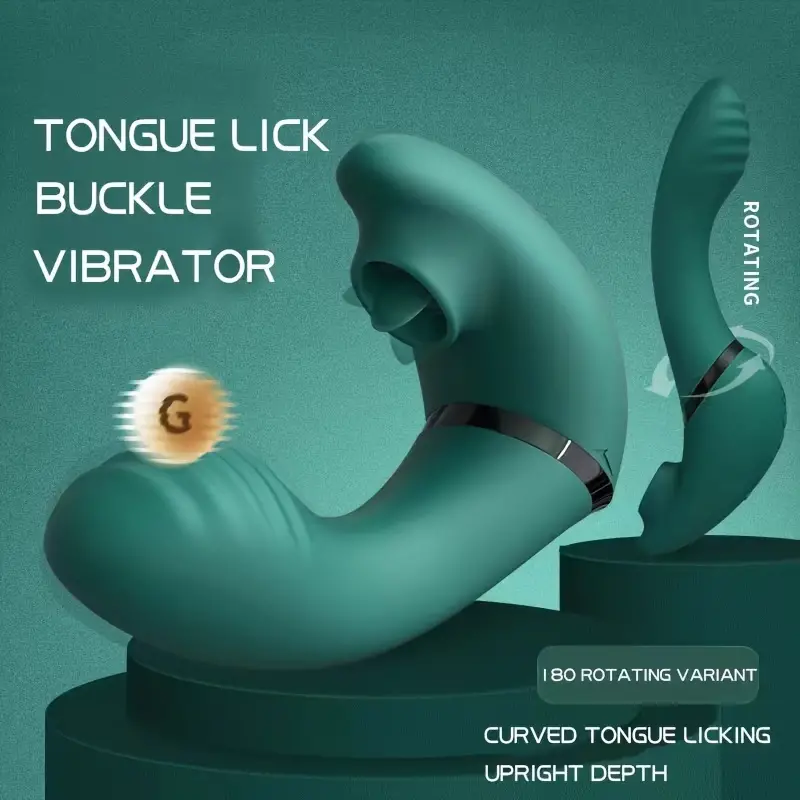 Sexeeg Spinning Sucking Vibrator