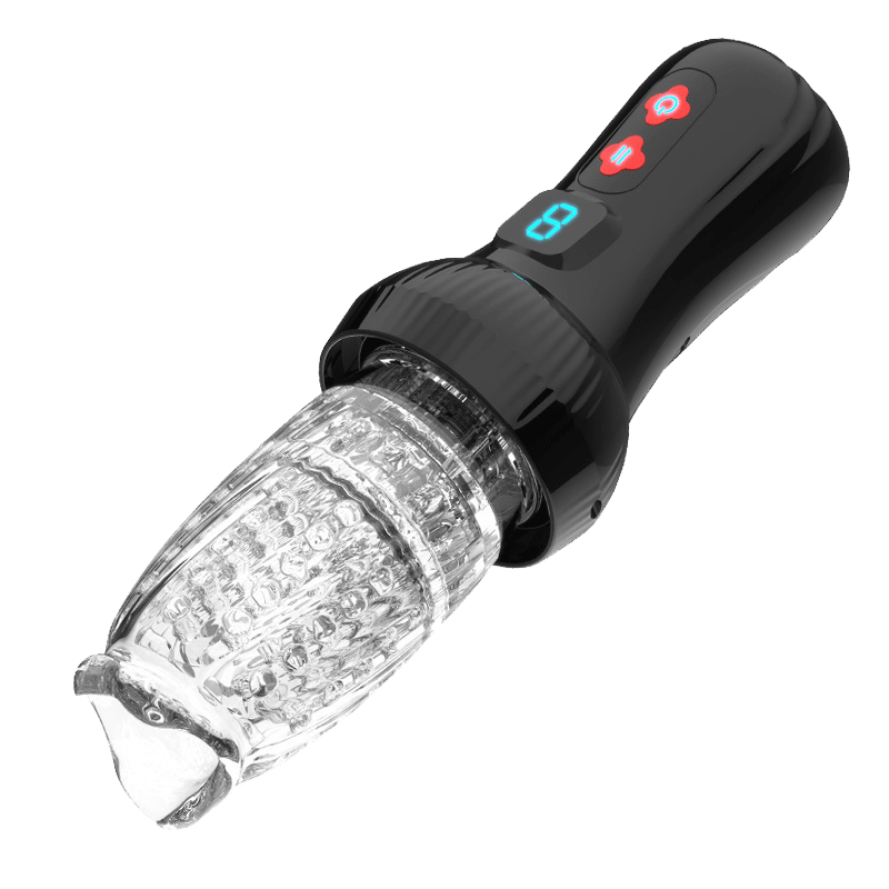 Sexeeg Gawk Gawk 6000 4.0 Version Torch 9 *9 Thrusting Rotating Penis Stroker Male Rose Toy