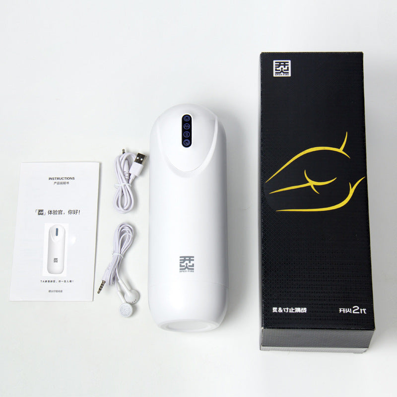 Sexeeg Open Fire Male Sucking Telescopic Masturbation Cup