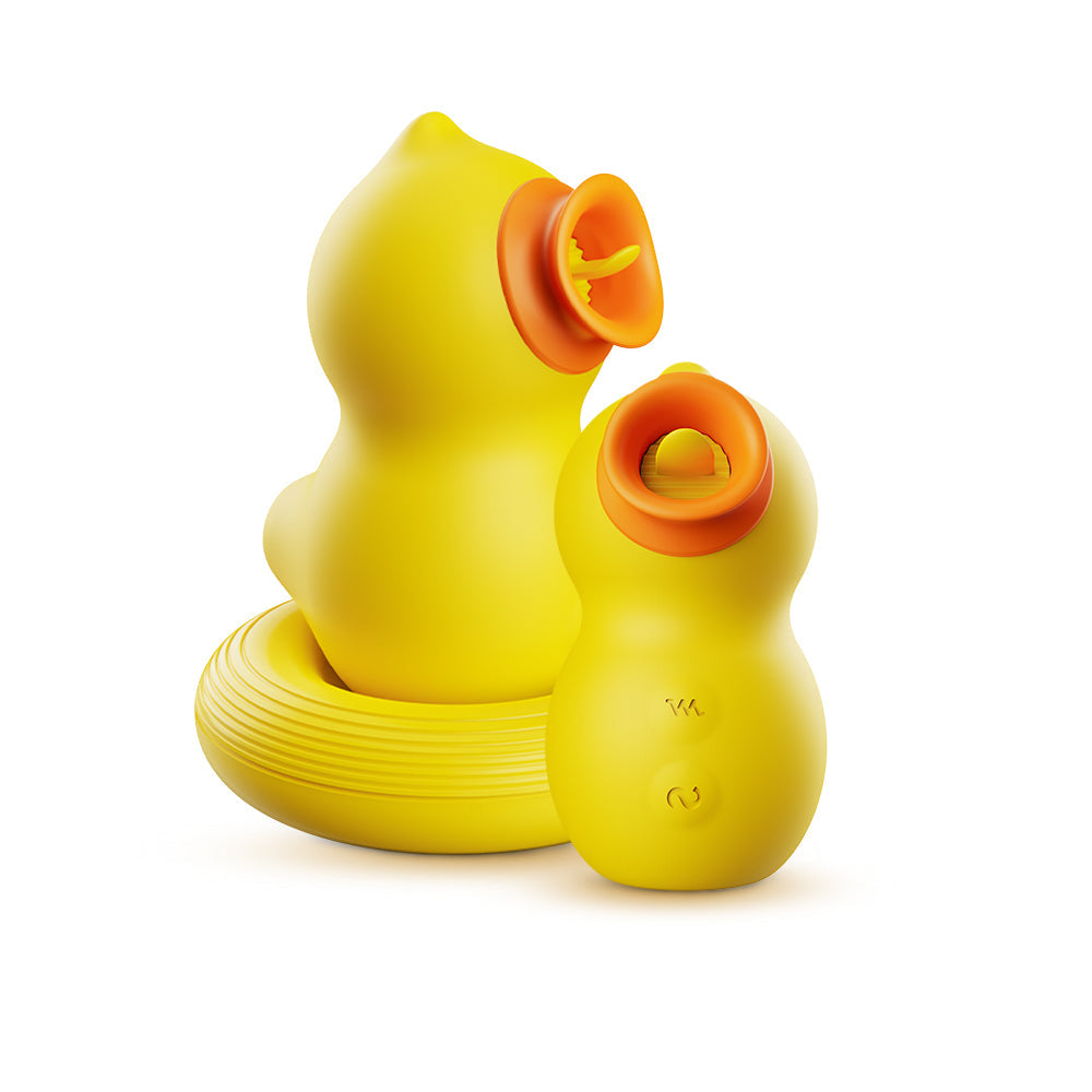 Sexeeg Duckling 7 Frequency Sucking Tongue Licking Masturbator