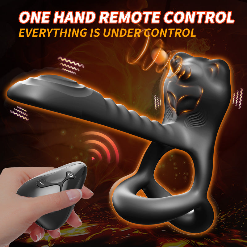Sexeeg Bull Demon King Anal Toy Vibrator Male Prostate Massager Delay Ejaculation