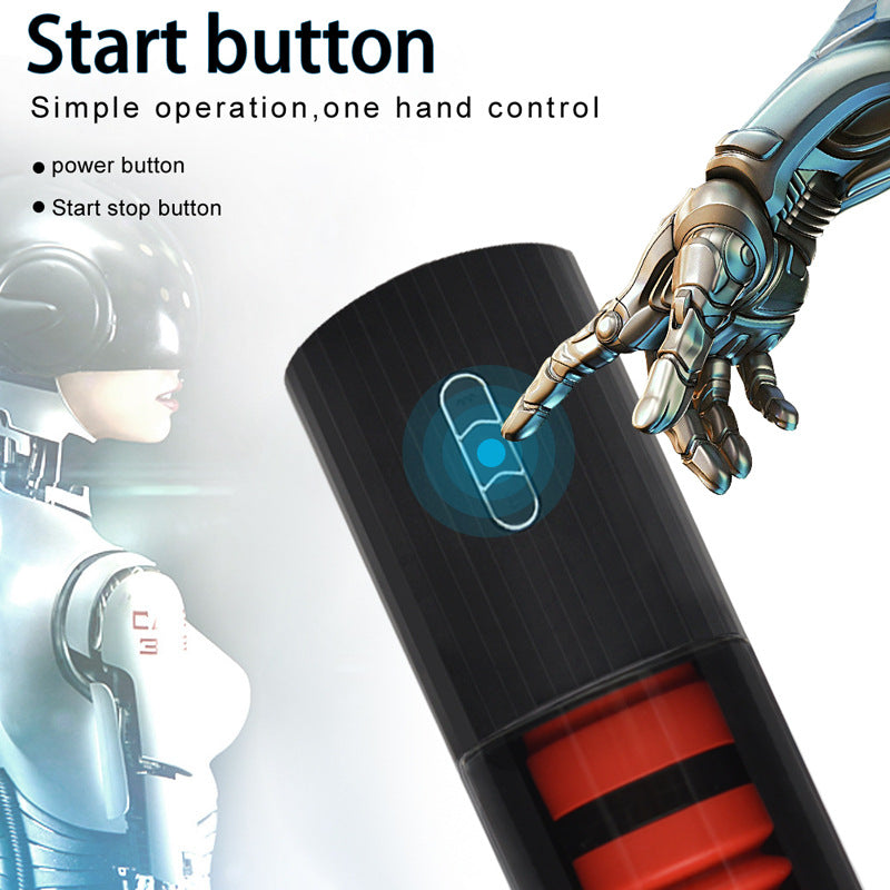 Sexeeg Fully Automatic 7 Telescopic Vibration Intelligent Male Masturbator Cup