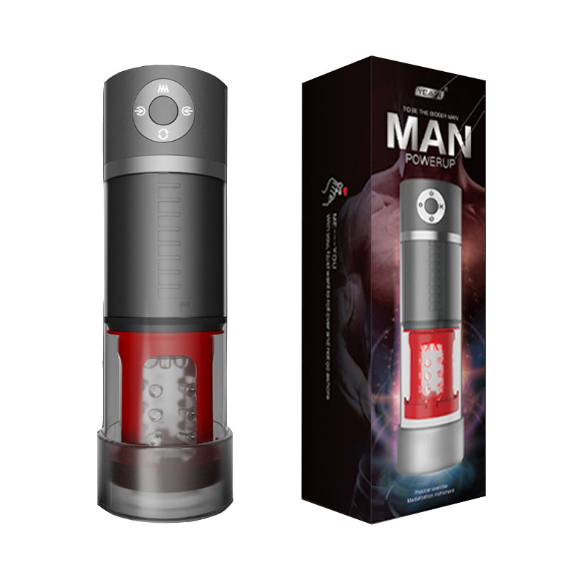Sexeeg Male Automatic Telescopic Rotation Masturbation Cup